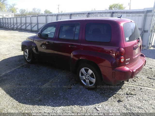 3GNBAADB0AS531644 - 2010 CHEVROLET HHR LS RED photo 3