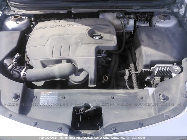 1G1ZE5E19BF205364 - 2011 CHEVROLET MALIBU LTZ 银色 照片 10