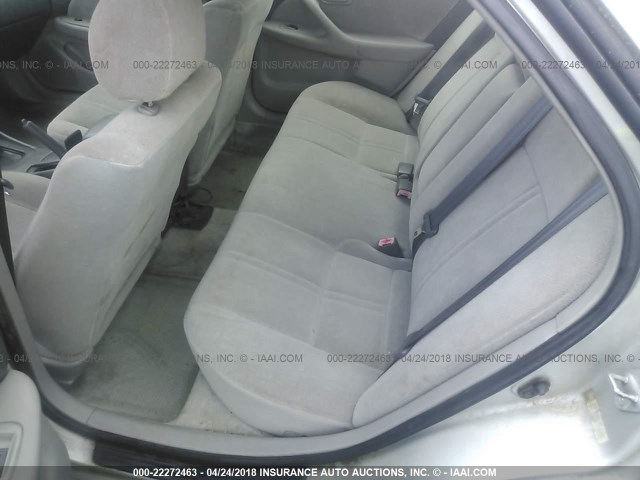 4T1BG22KX1U120280 - 2001 TOYOTA CAMRY CE/LE/XLE SILVER photo 8