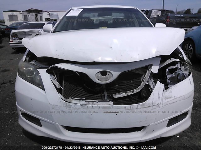 4T1BE46K57U641248 - 2007 TOYOTA CAMRY NEW GENERAT CE/LE/XLE/SE WHITE photo 6