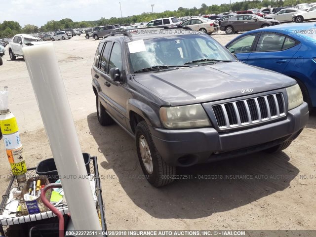 1J4GX48S44C178757 - 2004 JEEP GRAND CHEROKEE LAREDO/COLUMBIA/FREEDOM GRAY photo 1