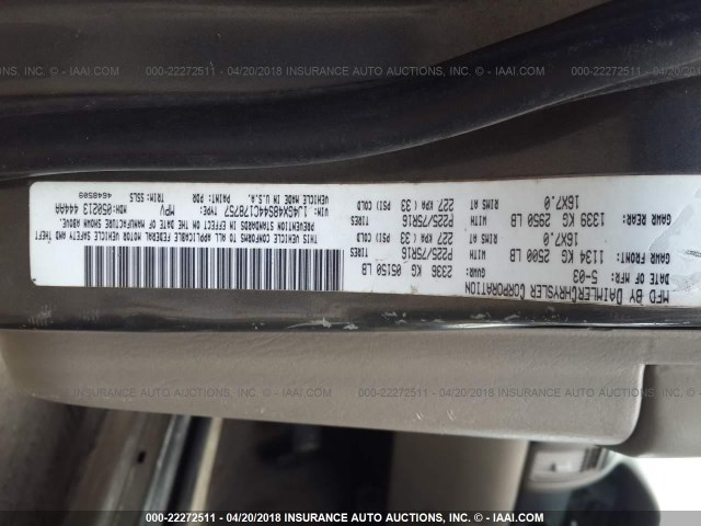 1J4GX48S44C178757 - 2004 JEEP GRAND CHEROKEE LAREDO/COLUMBIA/FREEDOM 灰色 照片 9