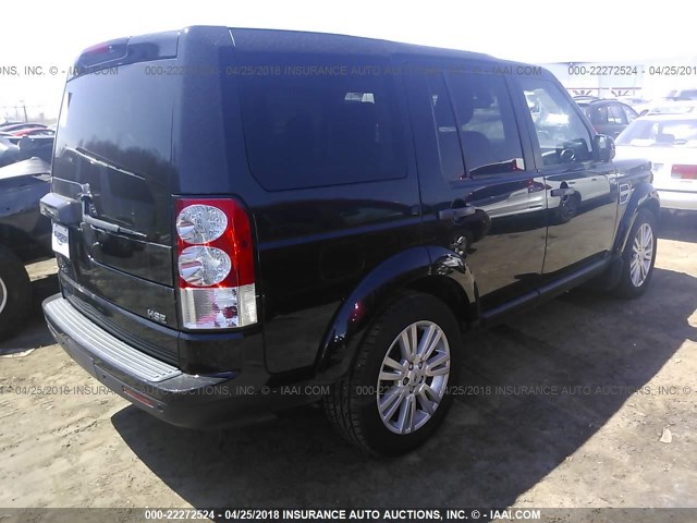 SALAK2D48BA550124 - 2011 LAND ROVER LR4 HSE LUXURY BLACK photo 4