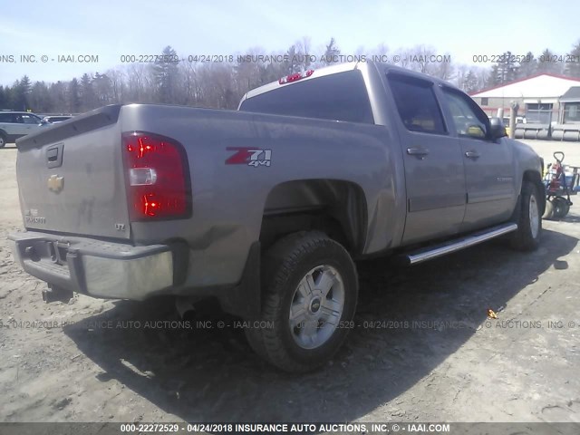 1GCPKTE76CF164449 - 2012 CHEVROLET SILVERADO K1500 LTZ GRAY photo 4