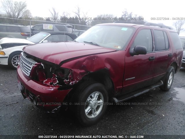 1FMZU73K85UB43002 - 2005 FORD EXPLORER XLT/XLT SPORT/NBX BURGUNDY photo 6