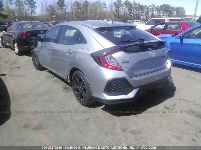 SHHFK7H46HU204057 - 2017 HONDA CIVIC SPORT Silber Foto 3
