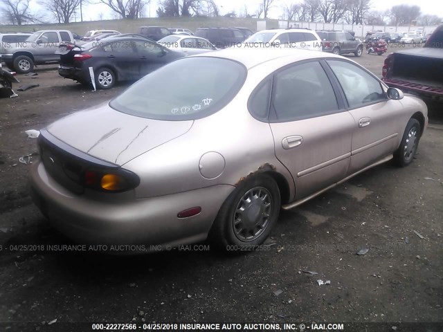 1FALP53S7VG229962 - 1997 FORD TAURUS LX TAN photo 4