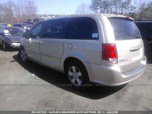 2C4RDGBGXDR584921 - 2013 DODGE GRAND CARAVAN SE GOLD photo 3