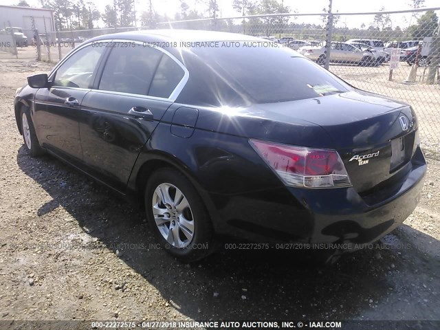 JHMCP26408C034043 - 2008 HONDA ACCORD LXP BLACK photo 3