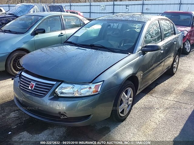 1G8AJ55F37Z169506 - 2007 SATURN ION LEVEL 2 GRAY photo 2