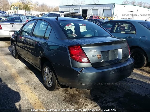 1G8AJ55F37Z169506 - 2007 SATURN ION LEVEL 2 GRAY photo 3