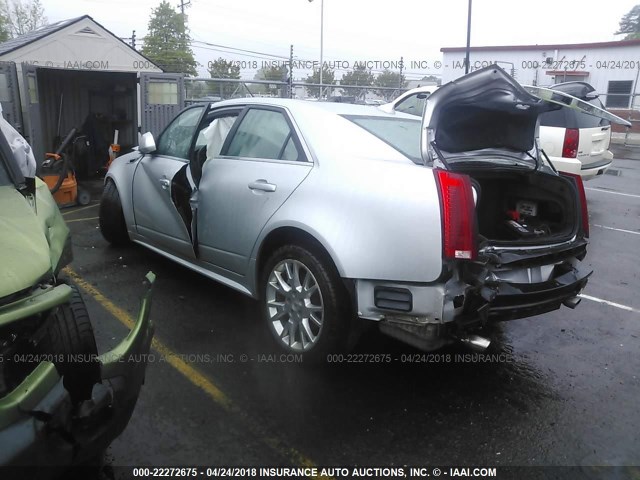 1G6DL5ED7B0129313 - 2011 CADILLAC CTS PERFORMANCE COLLECTION Серебристый фото 3