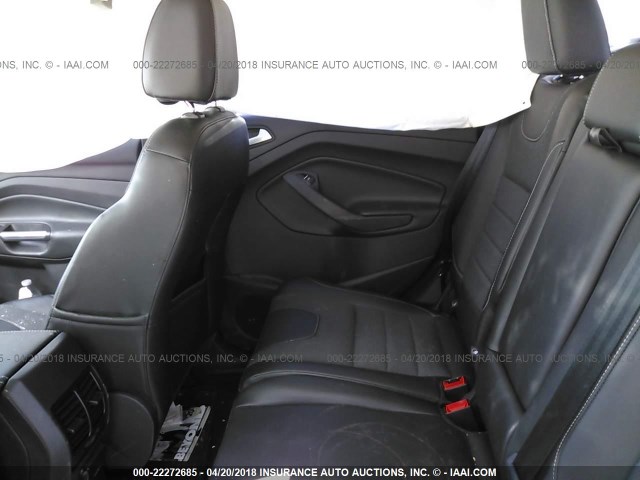 1FMCU9J93FUC29952 - 2015 FORD ESCAPE TITANIUM BLACK photo 8