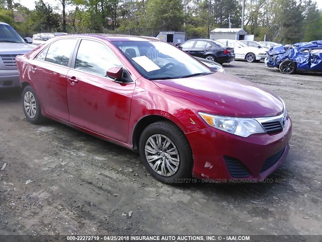 4T1BF1FK2EU842758 - 2014 TOYOTA CAMRY L/SE/LE/XLE 红色 照片 1