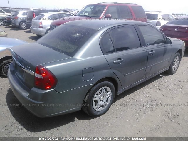 1G1ZS51F76F222938 - 2006 CHEVROLET MALIBU LS 灰色 照片 4