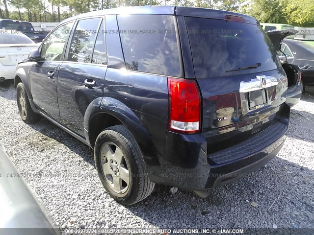 5GZCZ53457S879975 - 2007 SATURN VUE BLUE photo 3