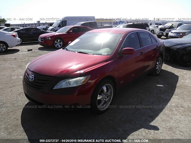 4T4BE46K48R046124 - 2008 TOYOTA CAMRY CE/LE/XLE/SE RED photo 2