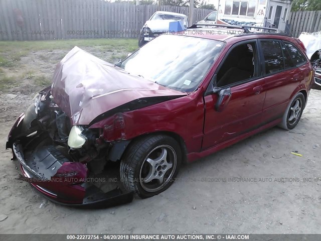 JM1BJ246721469518 - 2002 MAZDA PROTEGE PR5 红色 照片 2