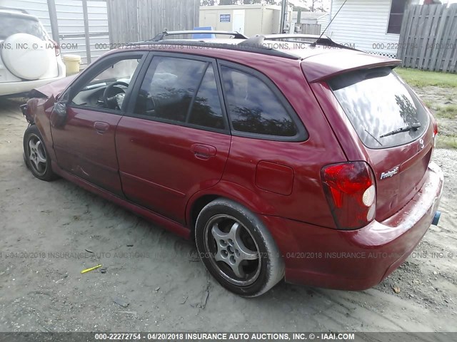 JM1BJ246721469518 - 2002 MAZDA PROTEGE PR5 红色 照片 3