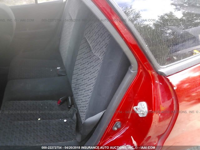 JM1BJ246721469518 - 2002 MAZDA PROTEGE PR5 红色 照片 8