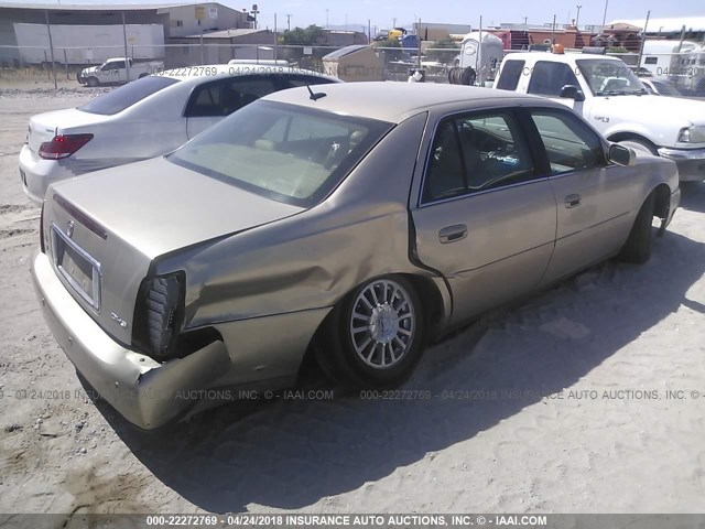 1G6KE57Y65U202346 - 2005 CADILLAC DEVILLE DHS GOLD photo 6