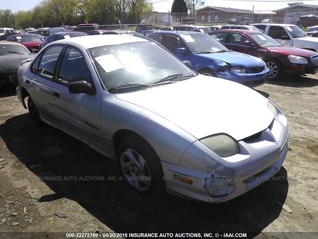 1G2JB524617239528 - 2001 PONTIAC SUNFIRE SE GRAY photo 1