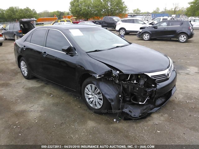 4T1BF1FK1CU605739 - 2012 TOYOTA CAMRY SE/LE/XLE BLACK photo 1