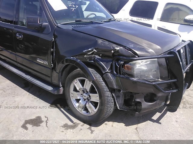 1FMFK19568LA36919 - 2008 FORD EXPEDITION EL LIMITED GRAY photo 6