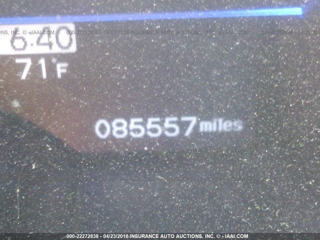 JHMZF1C44BS009848 - 2011 HONDA CR-Z შავი ფოტო 7