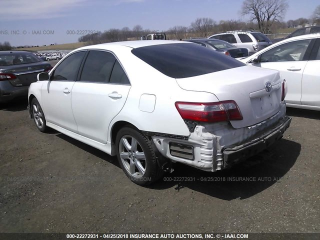 4T1BE46K77U536517 - 2007 TOYOTA CAMRY NEW GENERAT CE/LE/XLE/SE WHITE photo 3