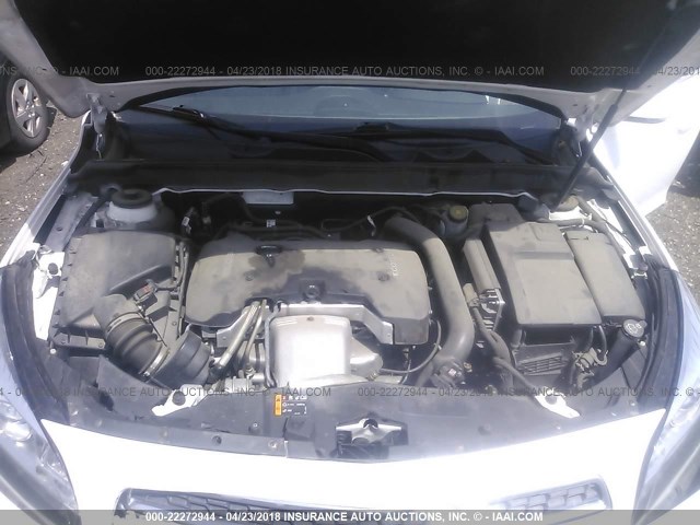1G11G5SX3DF180478 - 2013 CHEVROLET MALIBU 3LT თეთრი ფოტო 10