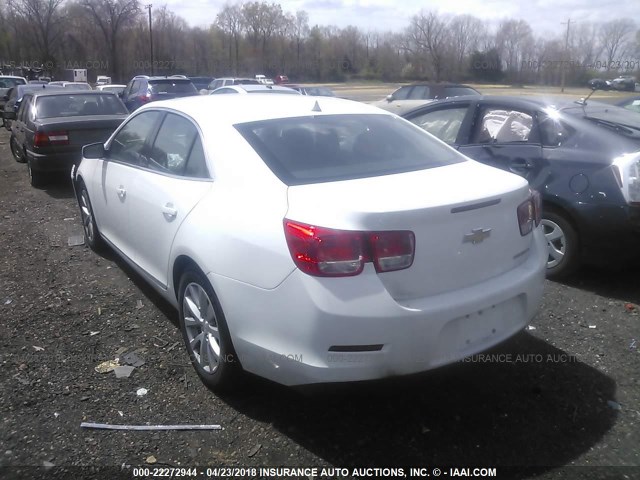 1G11G5SX3DF180478 - 2013 CHEVROLET MALIBU 3LT თეთრი ფოტო 3