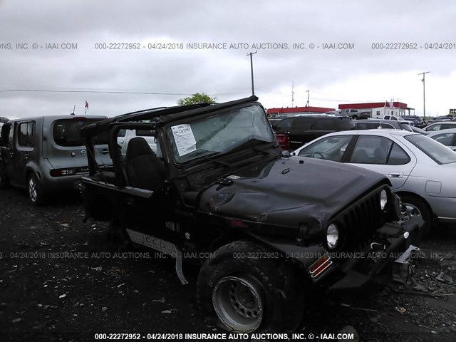 1J4FA29P9YP740033 - 2000 JEEP WRANGLER / TJ SE BLACK photo 1