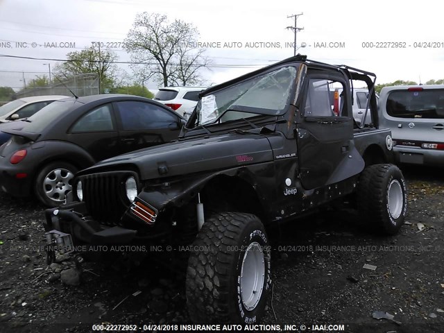 1J4FA29P9YP740033 - 2000 JEEP WRANGLER / TJ SE BLACK photo 2