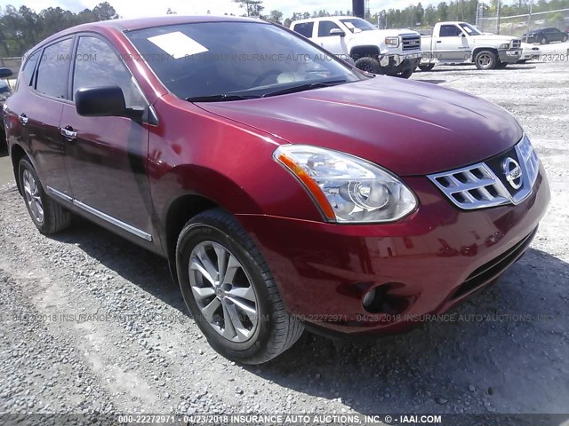 JN8AS5MT0CW277933 - 2012 NISSAN ROGUE S/SV RED photo 1