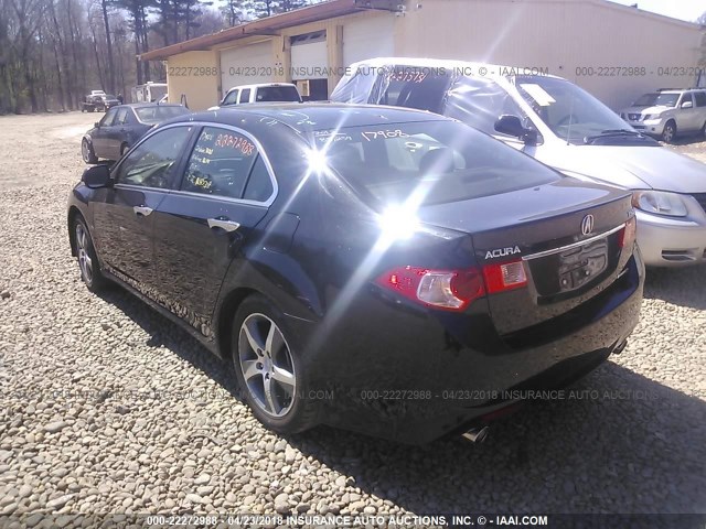 JH4CU2F80CC011737 - 2012 ACURA TSX SE BLACK photo 3