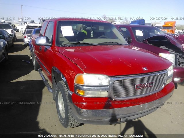 2GTEK19T921227732 - 2002 GMC NEW SIERRA K1500 RED photo 1