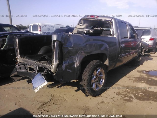 3GTP1VE04DG246195 - 2013 GMC SIERRA C1500 SLE GRAY photo 4