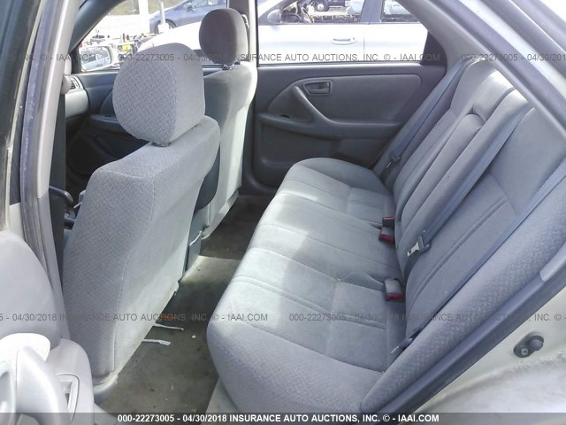 JT2BG22K0Y0434907 - 2000 TOYOTA CAMRY CE/LE/XLE 银色 照片 8