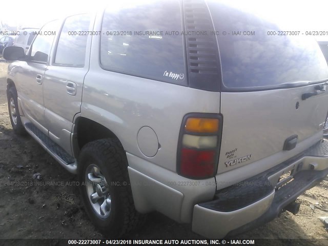 1GKEK63U94J280135 - 2004 GMC YUKON DENALI Pewter photo 3