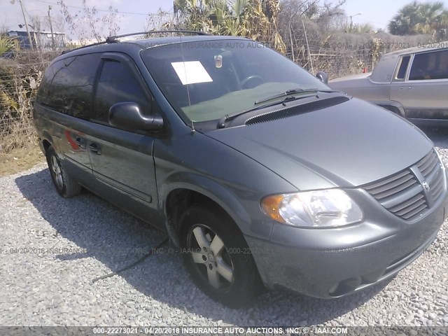 2D4GP44L16R767993 - 2006 DODGE GRAND CARAVAN SXT Dark Blue photo 1