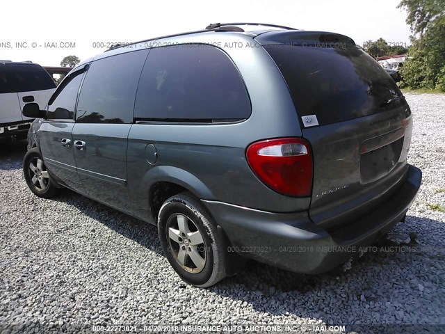 2D4GP44L16R767993 - 2006 DODGE GRAND CARAVAN SXT Dark Blue photo 3