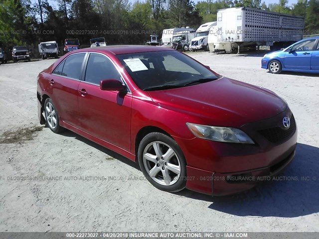 4T1BK46K17U024440 - 2007 TOYOTA CAMRY NEW GENERAT LE/XLE/SE BURGUNDY photo 1