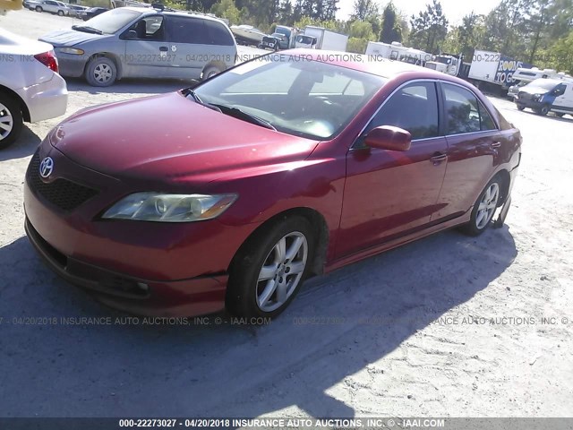 4T1BK46K17U024440 - 2007 TOYOTA CAMRY NEW GENERAT LE/XLE/SE BURGUNDY photo 2