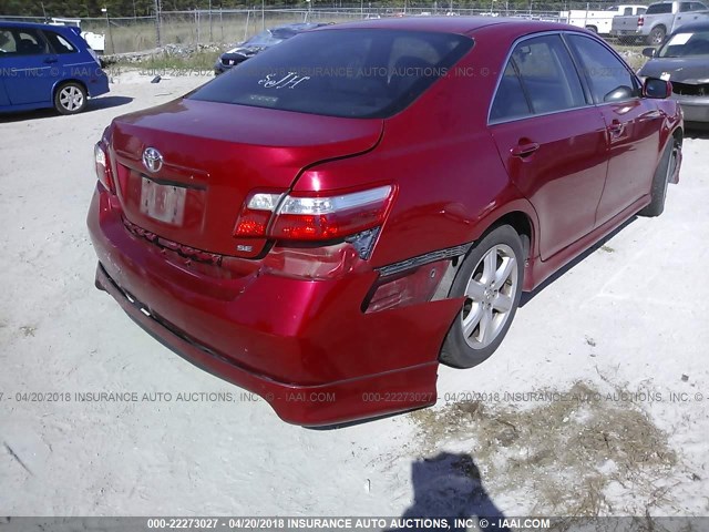 4T1BK46K17U024440 - 2007 TOYOTA CAMRY NEW GENERAT LE/XLE/SE BURGUNDY photo 6