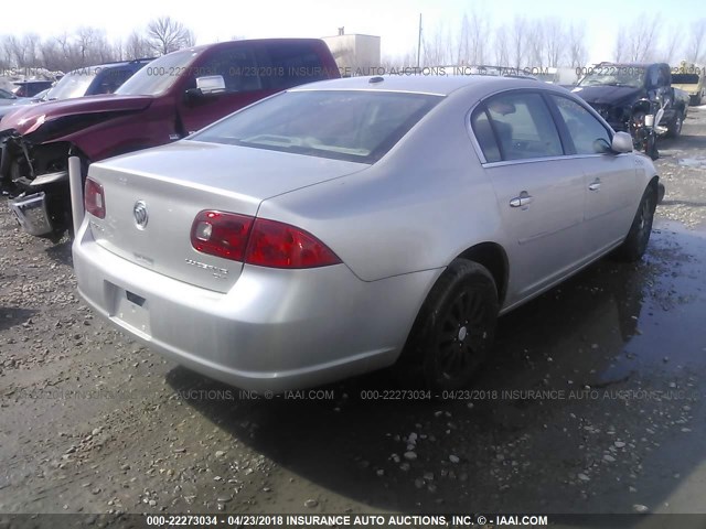 1G4HP57247U209016 - 2007 BUICK LUCERNE CX SILVER photo 4