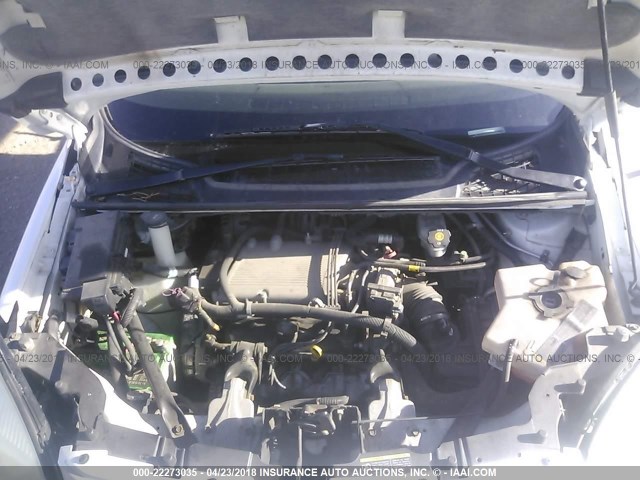 1GNDV23L06D140224 - 2006 CHEVROLET UPLANDER LS WHITE photo 10