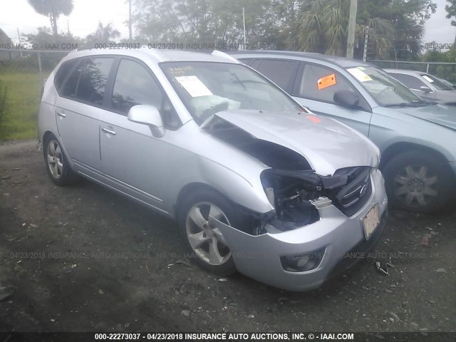 KNAFG525977029491 - 2007 KIA RONDO LX/EX SILVER photo 1