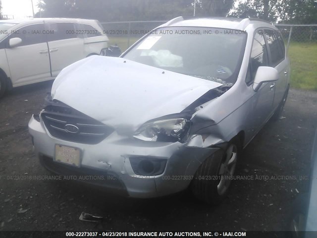 KNAFG525977029491 - 2007 KIA RONDO LX/EX SILVER photo 6