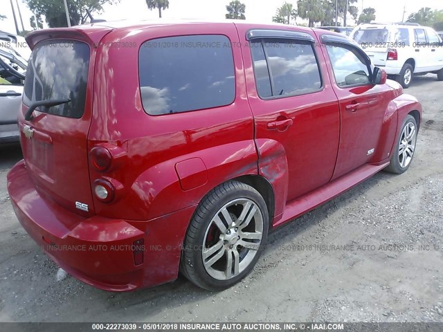 3GNCA63X59S580882 - 2009 CHEVROLET HHR SS 红色 照片 4